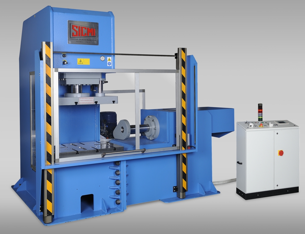 Pressa idraulica speciale per stampaggio per calibratura tubi e idroformatura - PCL 150